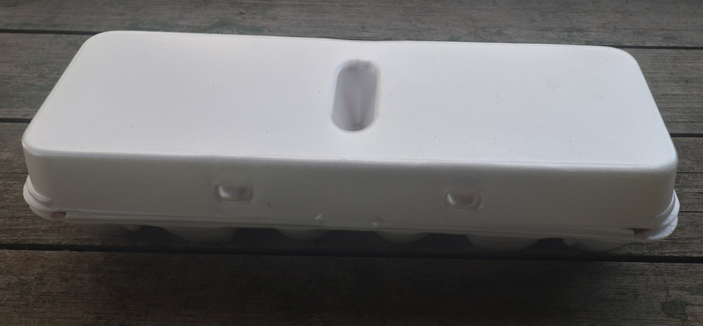 Styrofoam Egg Cartons (50 pack) White
