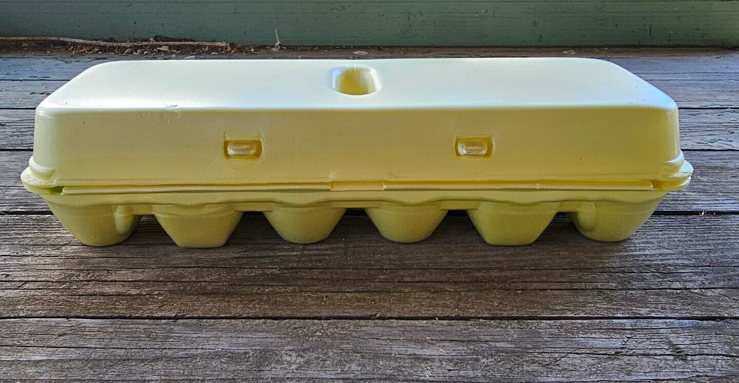 Styrofoam Egg Cartons (50 pack) Yellow
